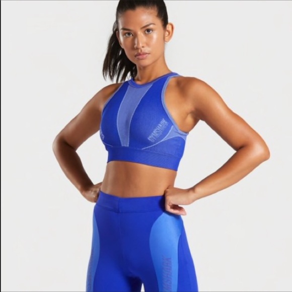 Gymshark Pants - SET!! Turbo set it blue
